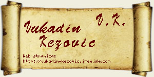 Vukadin Kezović vizit kartica